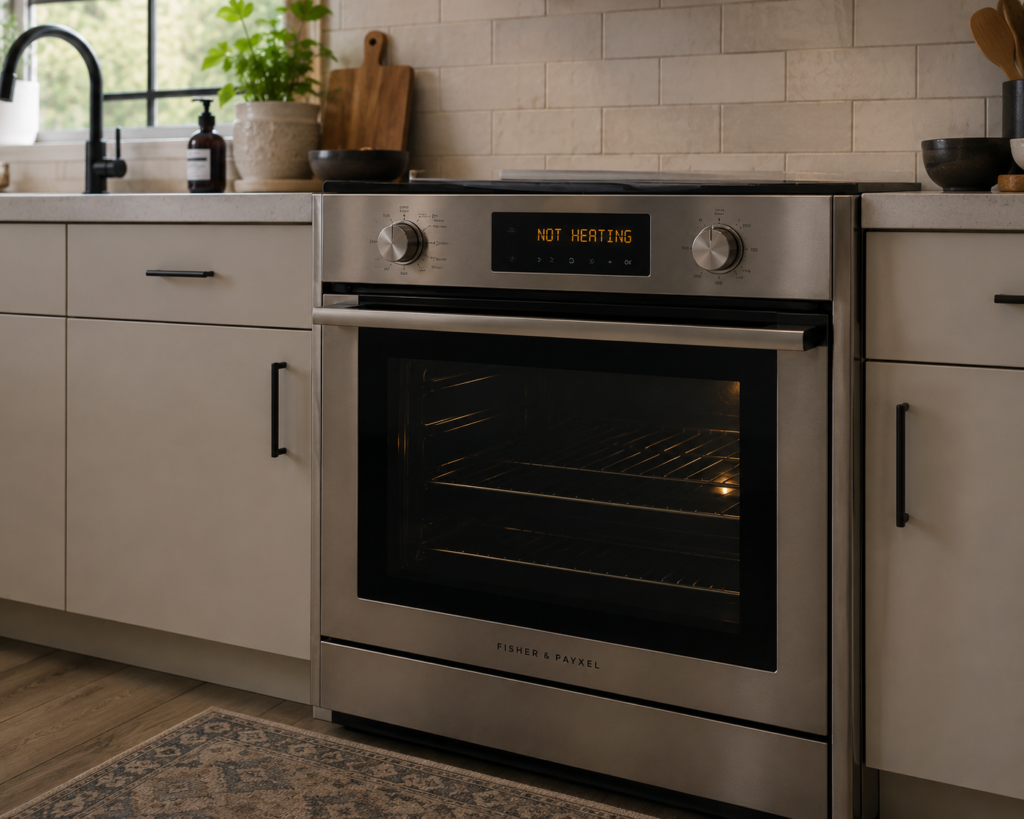 fisher paykel range not heating