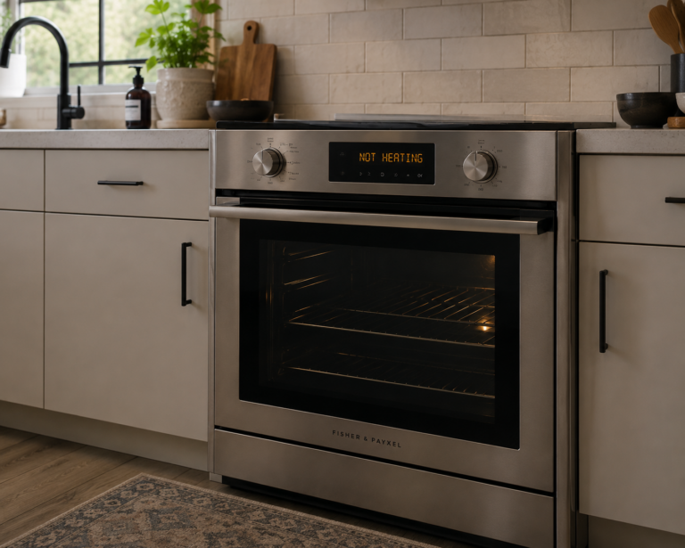 fisher paykel range not heating