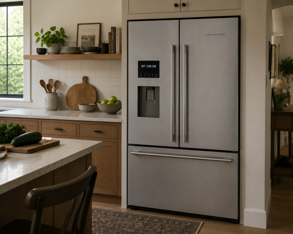 fisher paykel fridge not cooling
