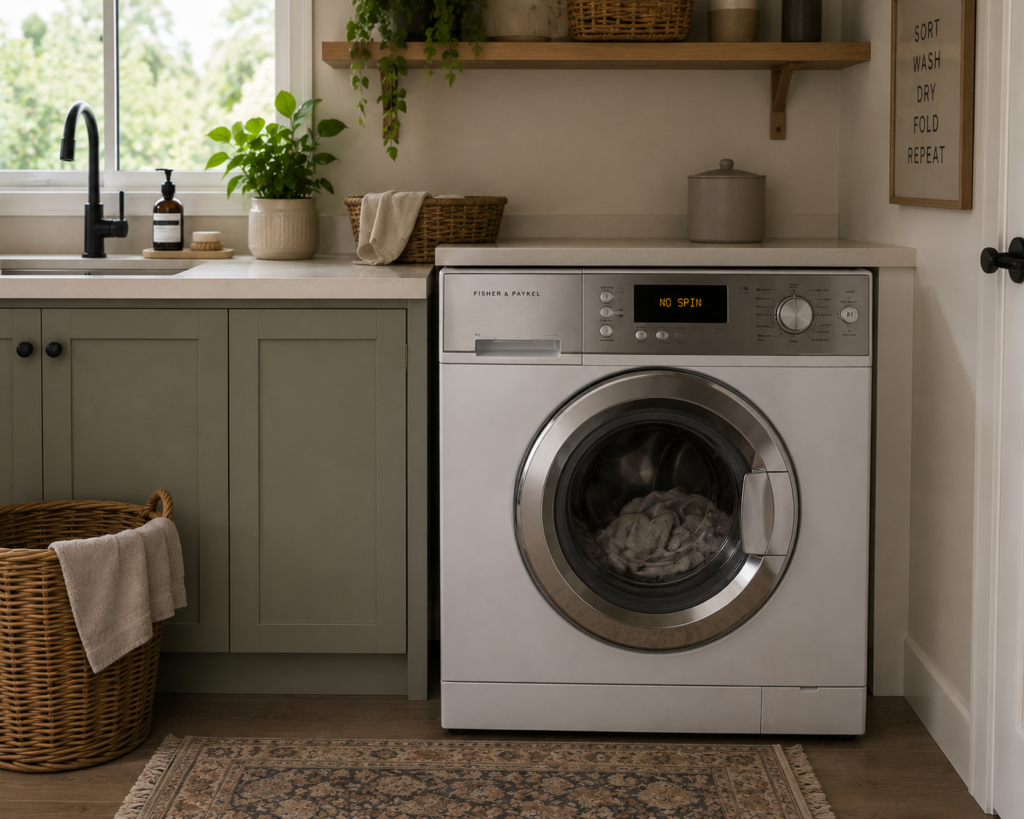 fisher paykel washer not spinning