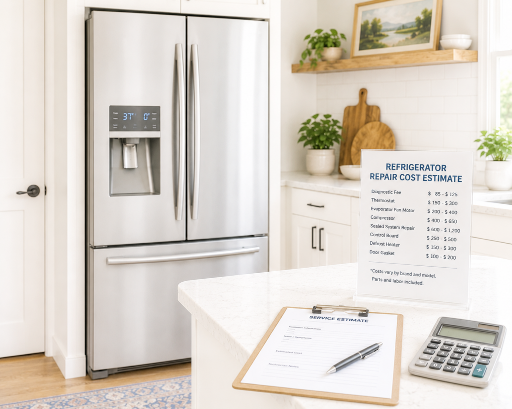 fisher paykel refrigerator repair estimate