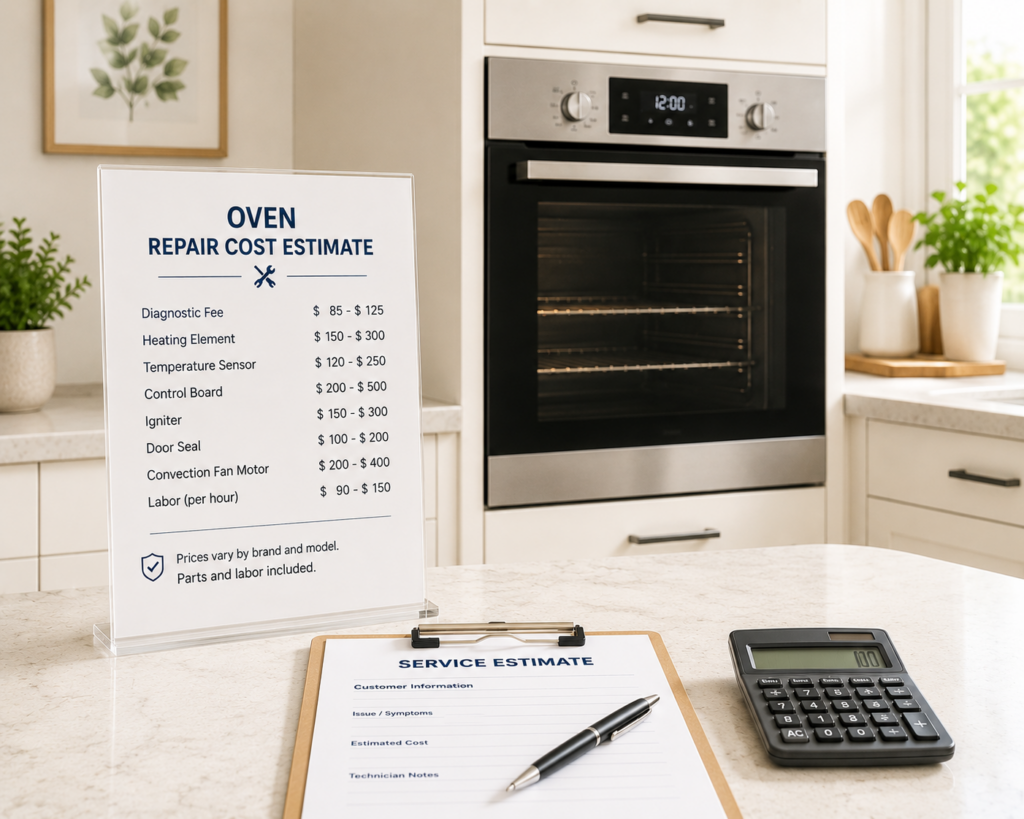 fisher paykel oven repair cost