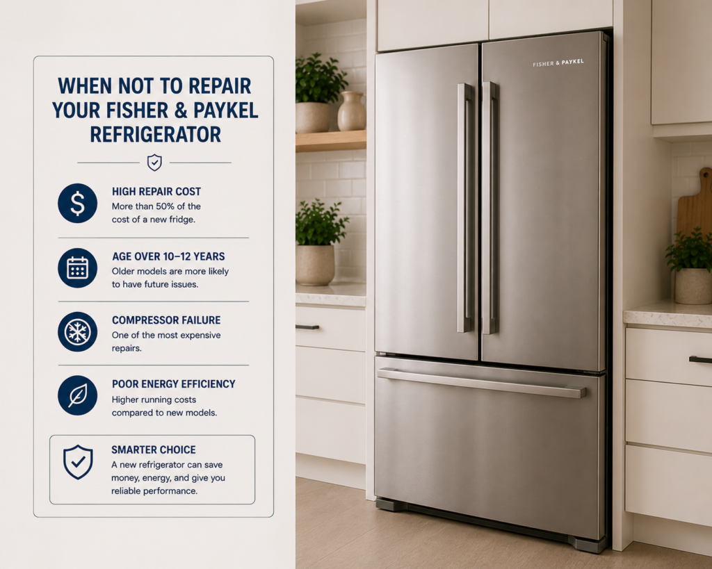 when not to repair fisher paykel fridge