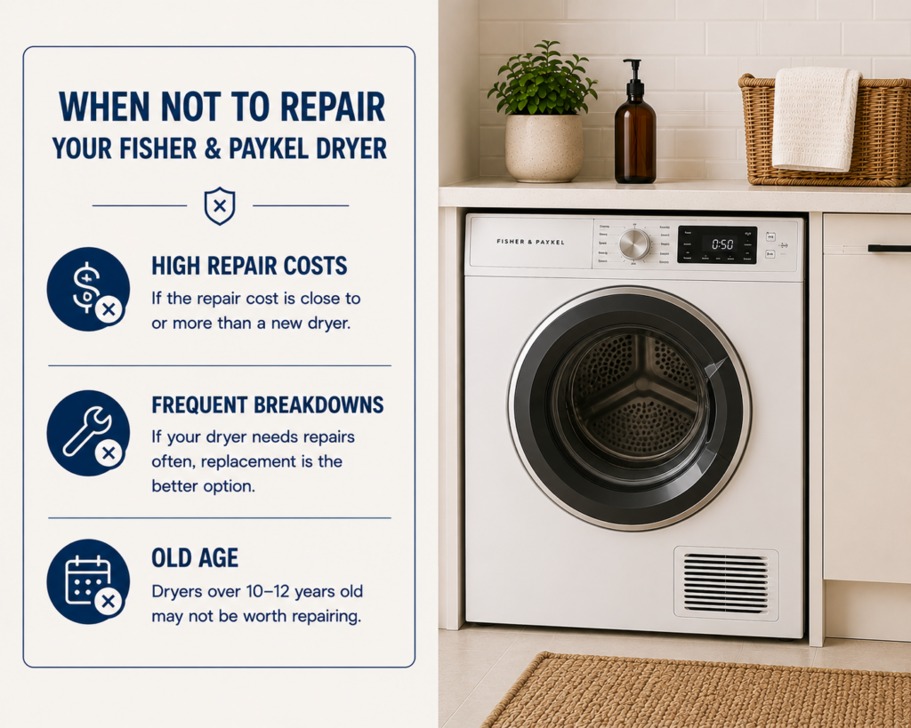 fisher paykel dryer replacement